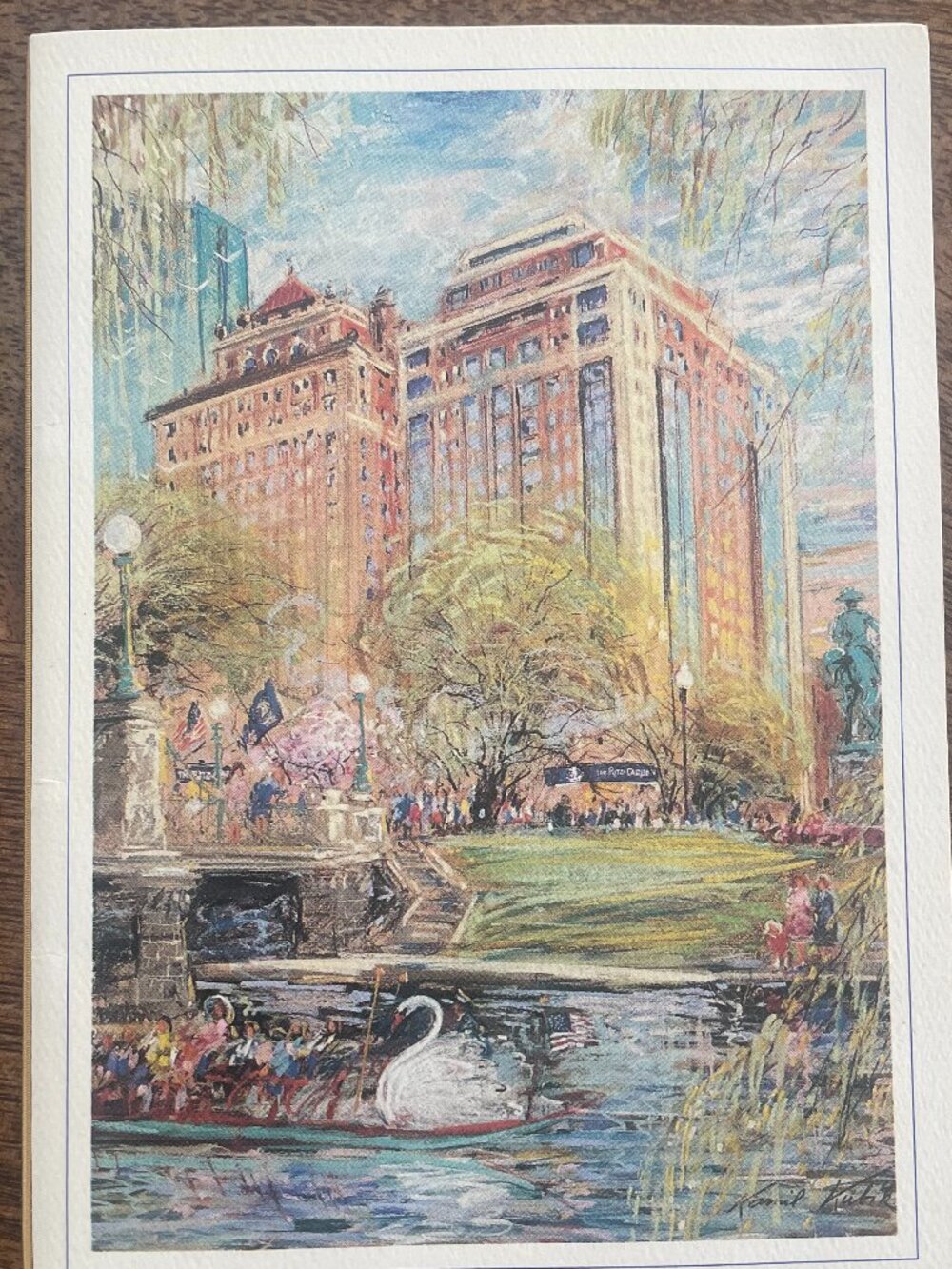 Rare 1997 Ritz-Carlton Hotel Boston Common Afternoon Tea Menu Massachusetts #1
